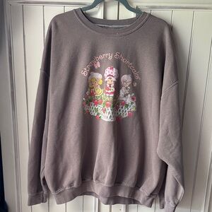 Graphic Crewneck Sweatshirt - Taupe